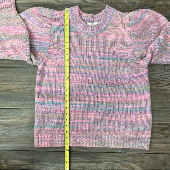 Love Shack Fancy Aquarius Pullover Puffed Sleeve Sweater - Picture 9 of 9